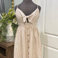 Womens Peach Love Smocked Dress Medium EUC