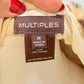Womens Multiples Leopard Fuzzy Vest Medium EUC