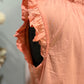 Womens &Merci Orange Flutter Sleeve Dress Medium