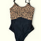 Womens Coral Reef Leopard One Piece Swimsuit Large NWT