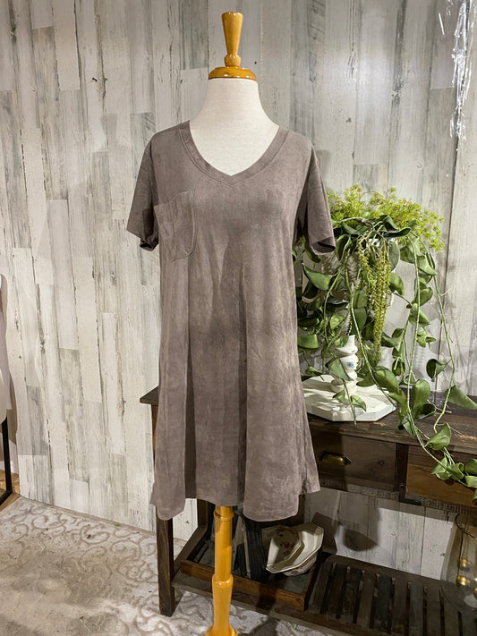 Womens Suede Like Wishlist Dress Medium