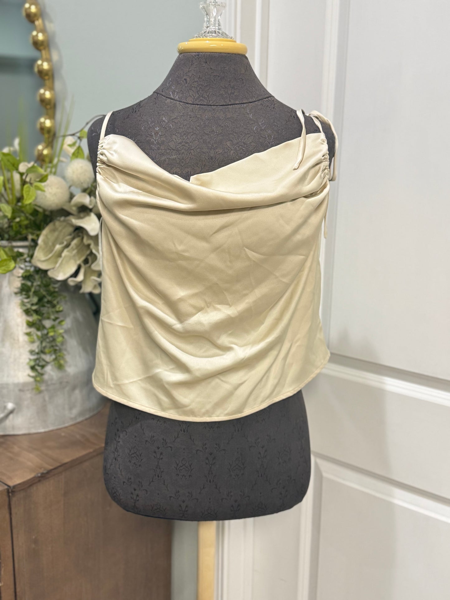 Womens Lelis Satin Tank Medium WNT