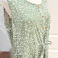 Womens Green Floral Dress 1XL EUC