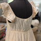 Womens Blu Pepper Flutter Sleeve Nude Dress Size Large EUC