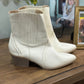 Womens Oasis Society White Boots Size 10