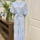 Womens Johnston & Murphy Maxi Dress Large EUC