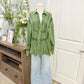 Womens Sewn+Seen Blouse Large EUC