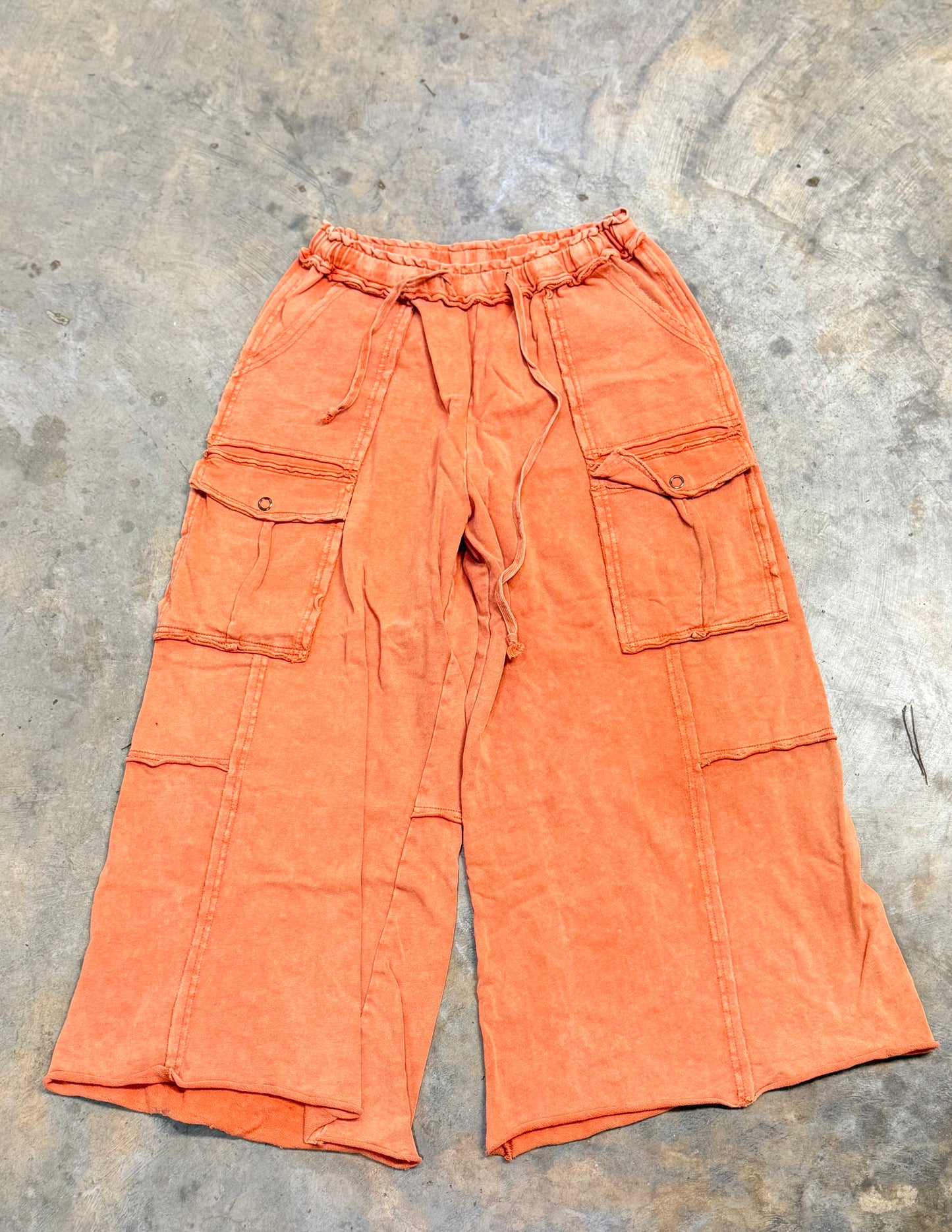 Womens Cotton Cargo Pants Size Small EUC