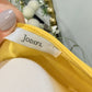 Womens Jodifl Scalloped Yellow Blouse Medium EUC