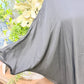 Womens Black Satin Blouse Large EUC