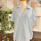 Womens Market Spruce Cotton Blouse XL EUC