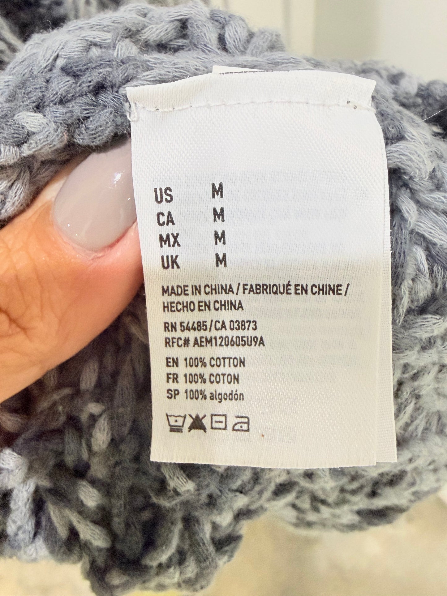 Womens American Eagle Crotchet Cardigan Medium EUC