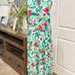 Womens Gibsonlook Floral Maxi Dress Large