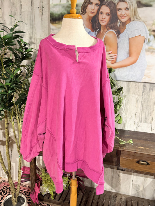 Womens Fantastic Fawn Oversized Sweater Medium EUC