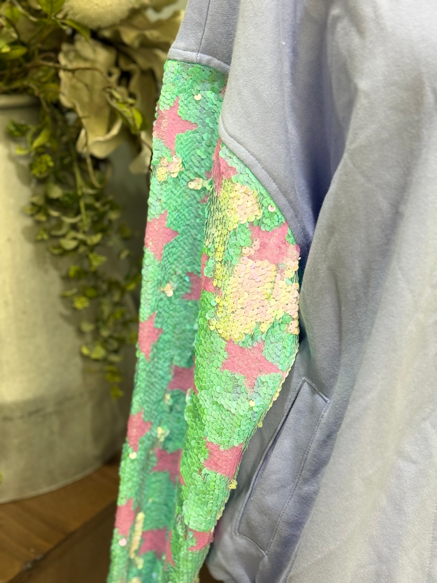 Womens Baseball Sequin Jacket Size Large NWT $64.99