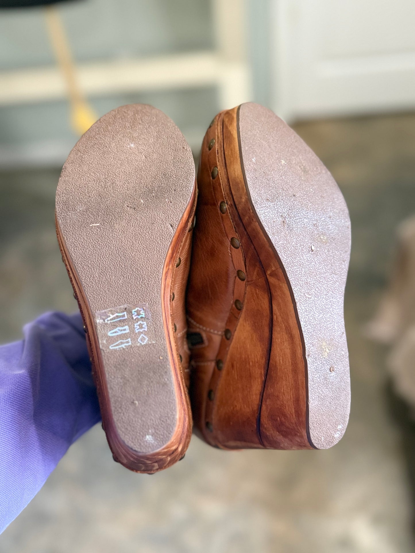 Womens Bedstu Wedges Size 10