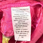 Womens Pink Satin Button Down Blouse XL EUC