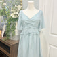 Womens Peach Love Aqua Midi Dress Medium EUC