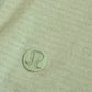 Mens Light Green Lululemon Collard Polo Shirt Medium GUC