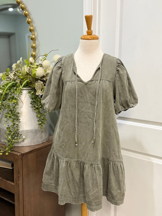 Womens Entro Denim Dress Size Small