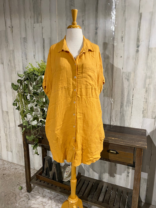 Womens Mittoshop Gauze Dress Sz Large