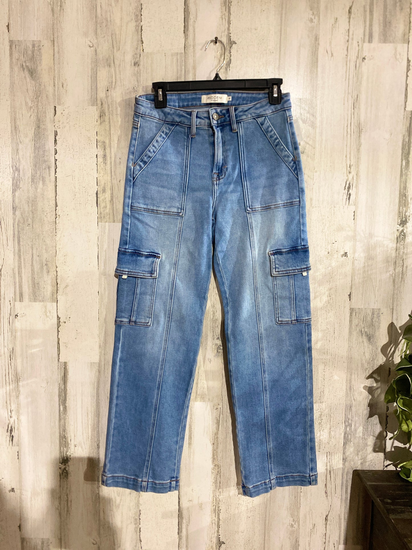 Womens Hidden Cargo Style Jeans 27