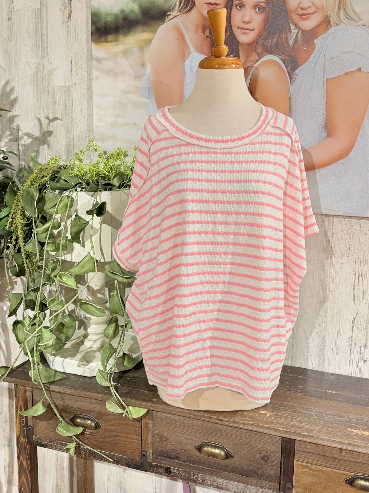 Womens Zenana Textured Blouse 2X/3X EUC