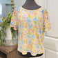 Womens Loft Eyelet Blouse Large