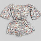 Womens As U Wish Floral Romper Medium EUC