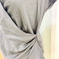 Womens 2Hearts Black Satin Blouse Small NWT