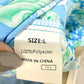 Womens Green & Blue Floral Maxi Dress Large EUC