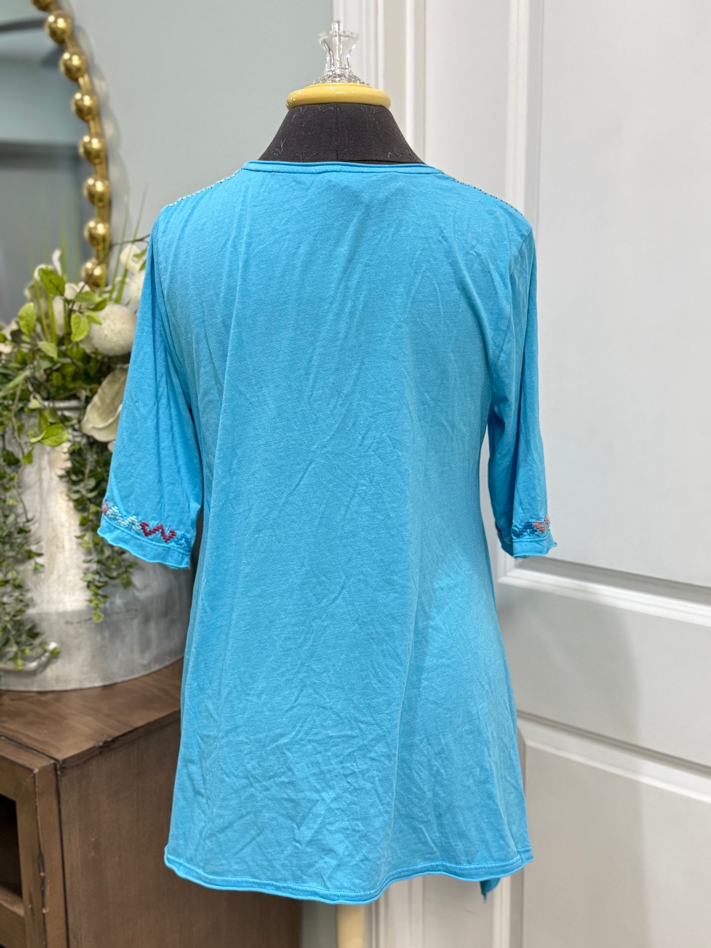 Womens Johnny Was Sharkbte Tunic Size Large EUC
