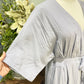 Womens In Bloom Lavender Maxi Wrap Dress Large EUC