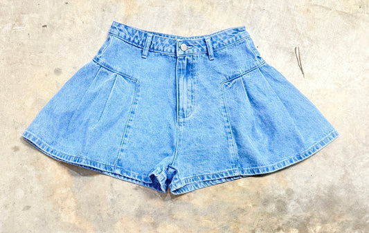 Womens Mable Denim Skort Small EUC