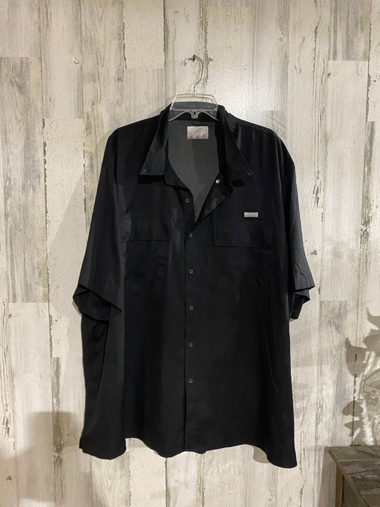 Mens Ocean Coast Fishing Button Up Sz 4X