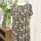 Womens Let Them Eat Cake Leopard Midi Dress Small EUC