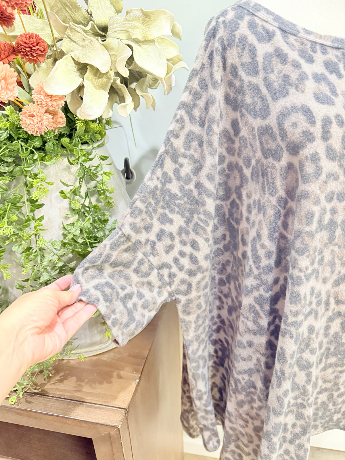Womens Leopard Tunic 2XL EUC