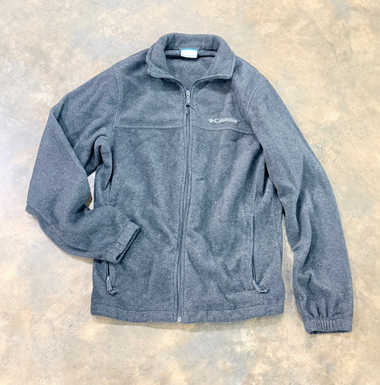 Mens Columbia Fleece Jacket Small EUC
