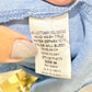 Womens Entro Denim Peplum Blouse Medium EUC