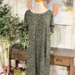 Womens Michael Kors Green Floral Dress 2X EUC