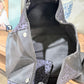 Large Black Neoprene Handbag EUC