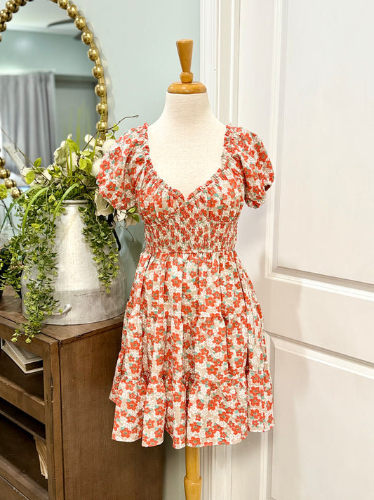 Womens Entro Floral Dress Size Medium
