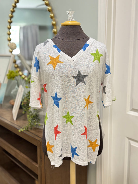 Womens My Story Star Tshirt Small EUC