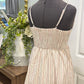 Womens Peach Love Smocked Dress Medium EUC