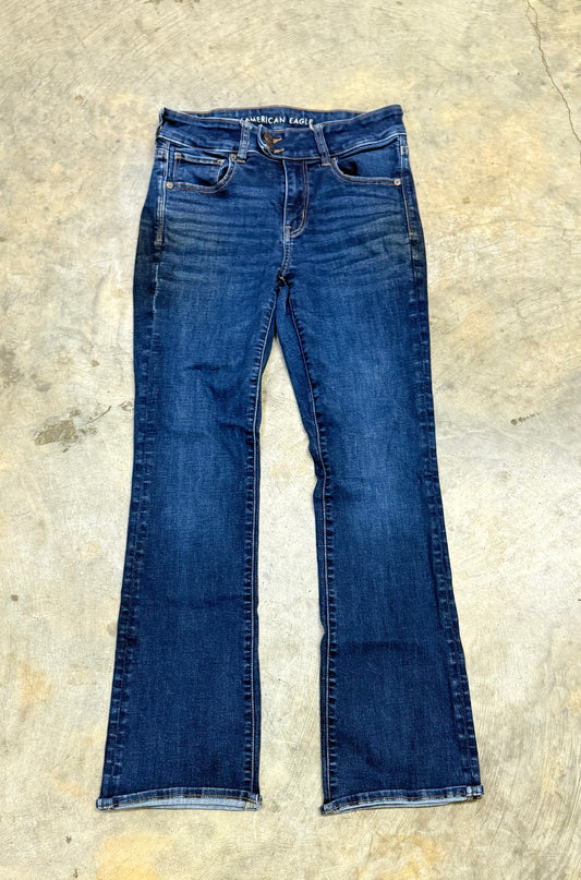 Womens American Eagle Boot Cut Jeans Size 8 EUC