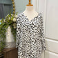 Womens Kim Rogers Leopard Blouse Size 1X