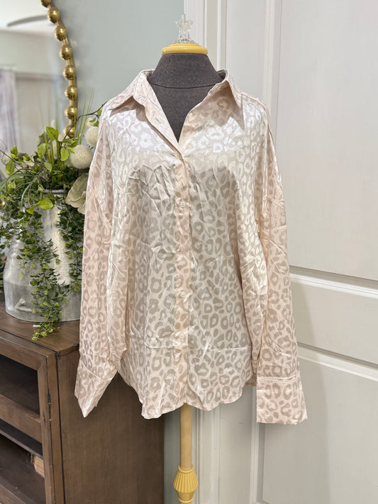 Womens And The Why Satin Blouse 1X NWT