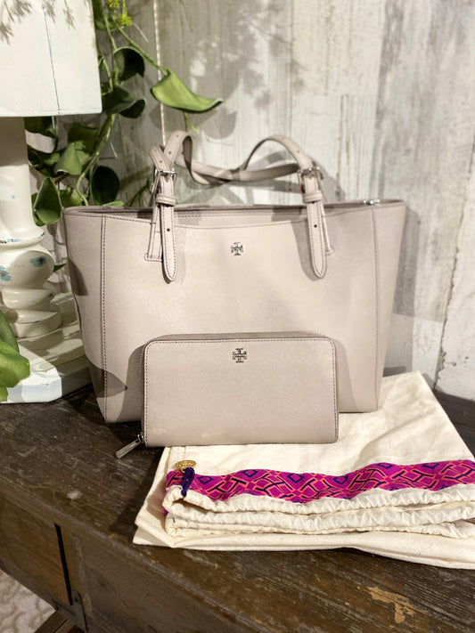 Womens Tory Burch Bag and Wallet Set EUC