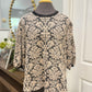 Womens Umgee Textured Blouse Small EUC