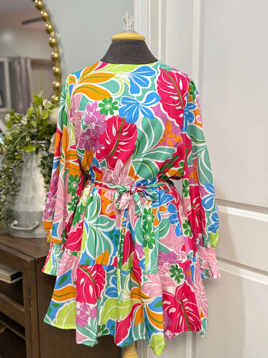 Womens Botanical Bubble Dress Small-XL NEW